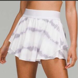 Lululemon Court Rival High-Rise Skirt Transverse Lilac Multi Size 16